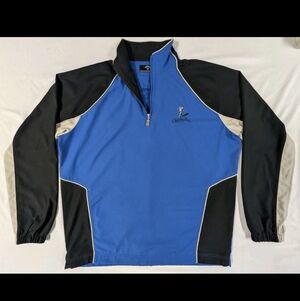 Callaway Golf Sport Mens Medium 1/4 Zip Pullover Jacket Blue Cherokee Hills